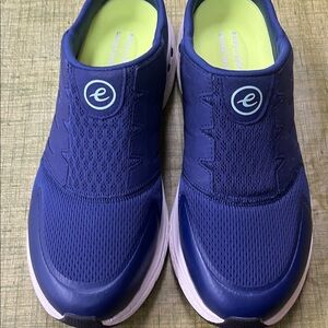 Easy Spirit Lime and Blue Slip-On Shoes